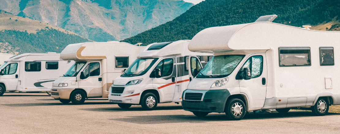 Sunrise Boat and RV Storage RVs Lined Up